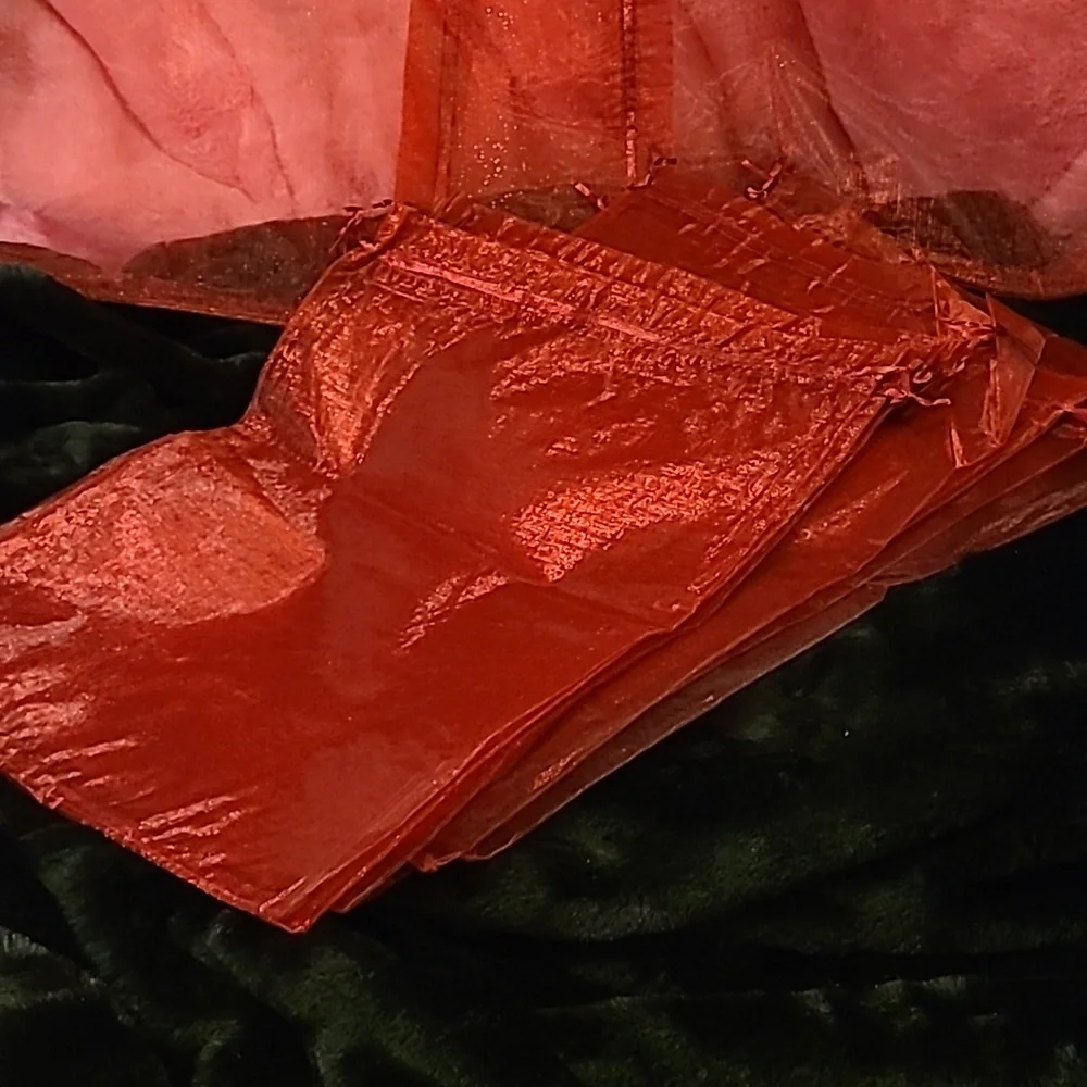 ✅️10 ct   Sheer Organza Favor Bags 12 X 16
